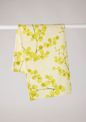 ANGUS & CELESTE Tea Towel - Yellow Wattle TEA TOWEL - Zabecca Living
