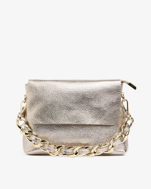 ARLINGTON MILNE Amber Petite Bag - Gold HANDBAG - Zabecca Living