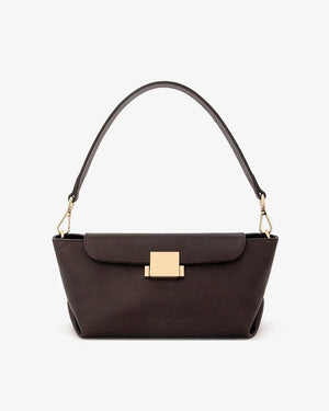 ARLINGTON MILNE Aurora Bag - Chocolate Lizard HANDBAG - Zabecca Living