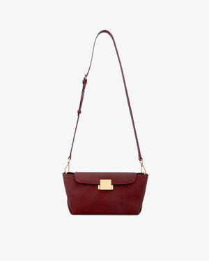 ARLINGTON MILNE Aurora Bag - Garnet Lizard HANDBAG - Zabecca Living