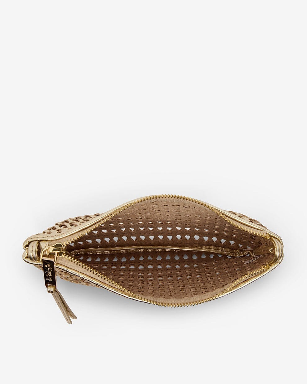ARLINGTON MILNE Baby Sophia - Gold Weave HANDBAG - Zabecca Living