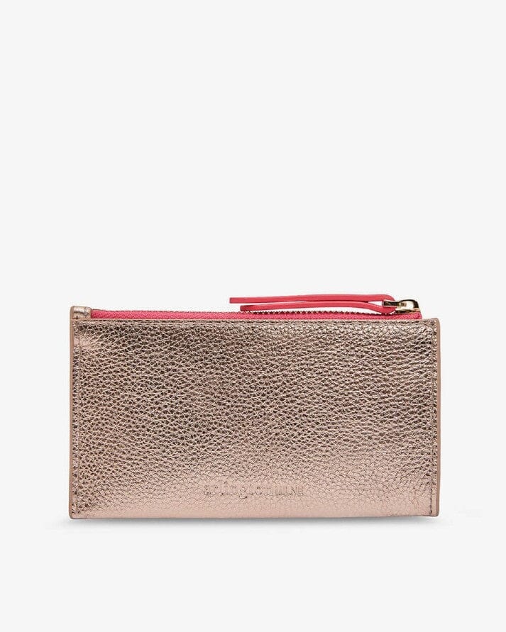 ARLINGTON MILNE Compact Wallet - Rose Gold HANDBAG - Zabecca Living