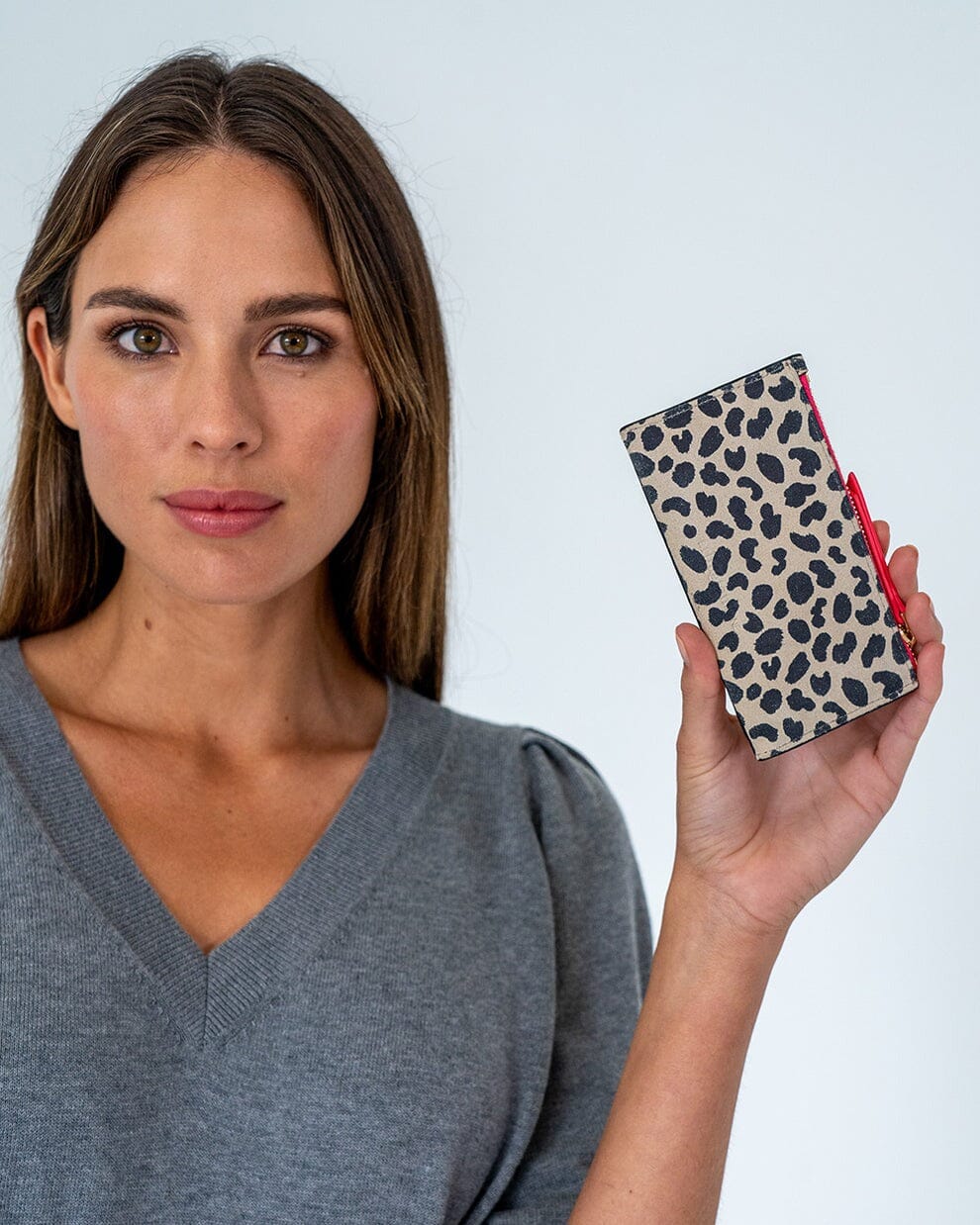 ARLINGTON MILNE Compact Wallet - Spot Suede HANDBAG - Zabecca Living