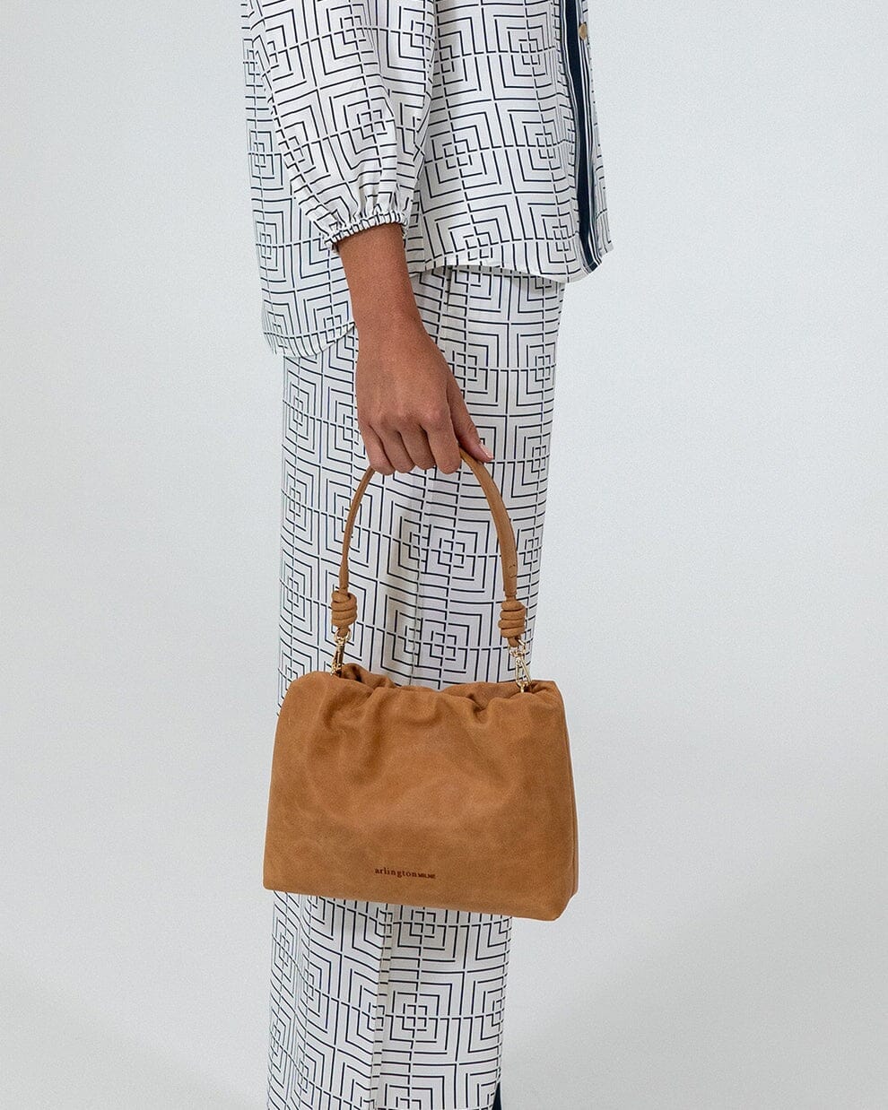 ARLINGTON MILNE Martha Bag - Vintage Tan HANDBAG - Zabecca Living