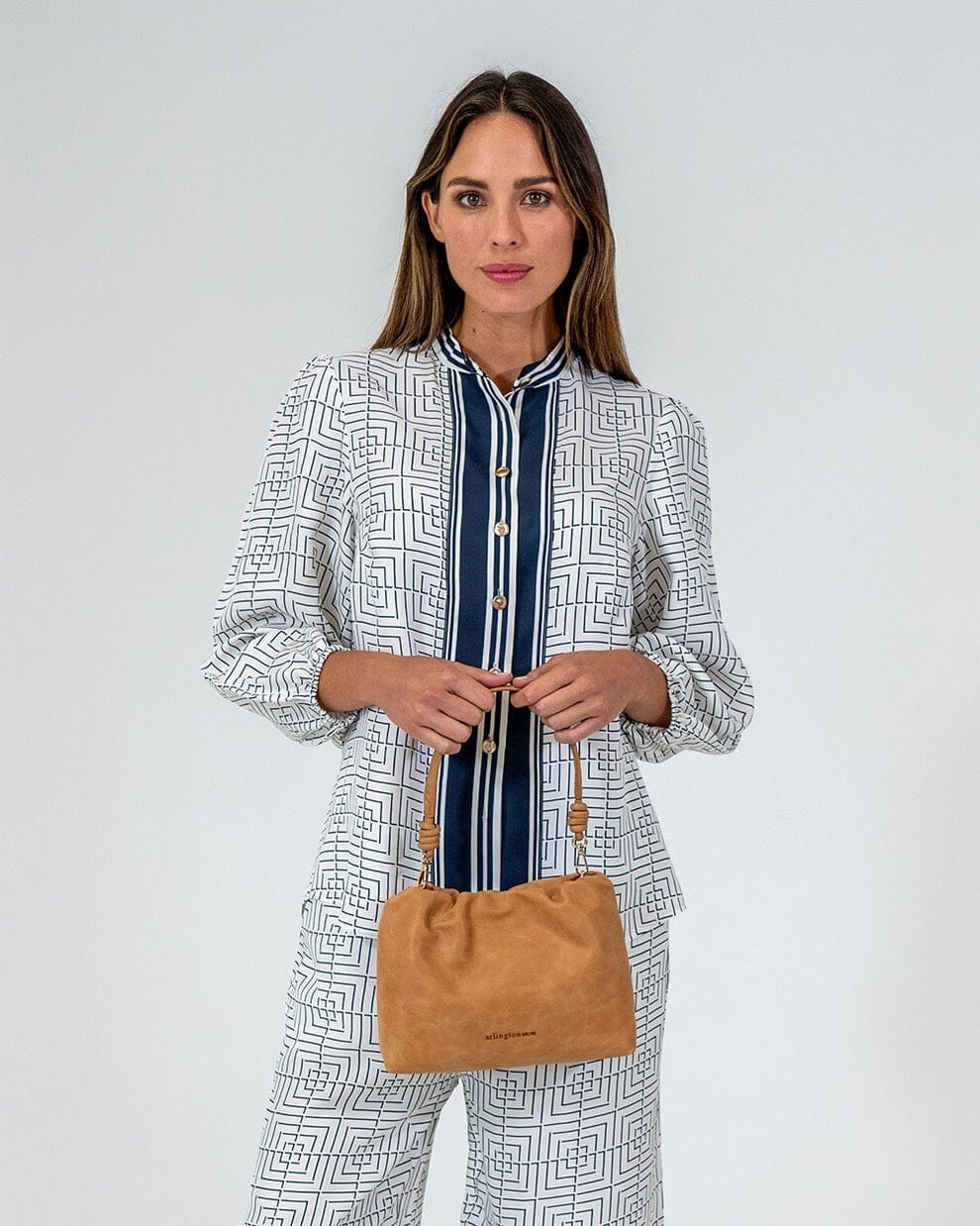 ARLINGTON MILNE Martha Bag - Vintage Tan HANDBAG - Zabecca Living