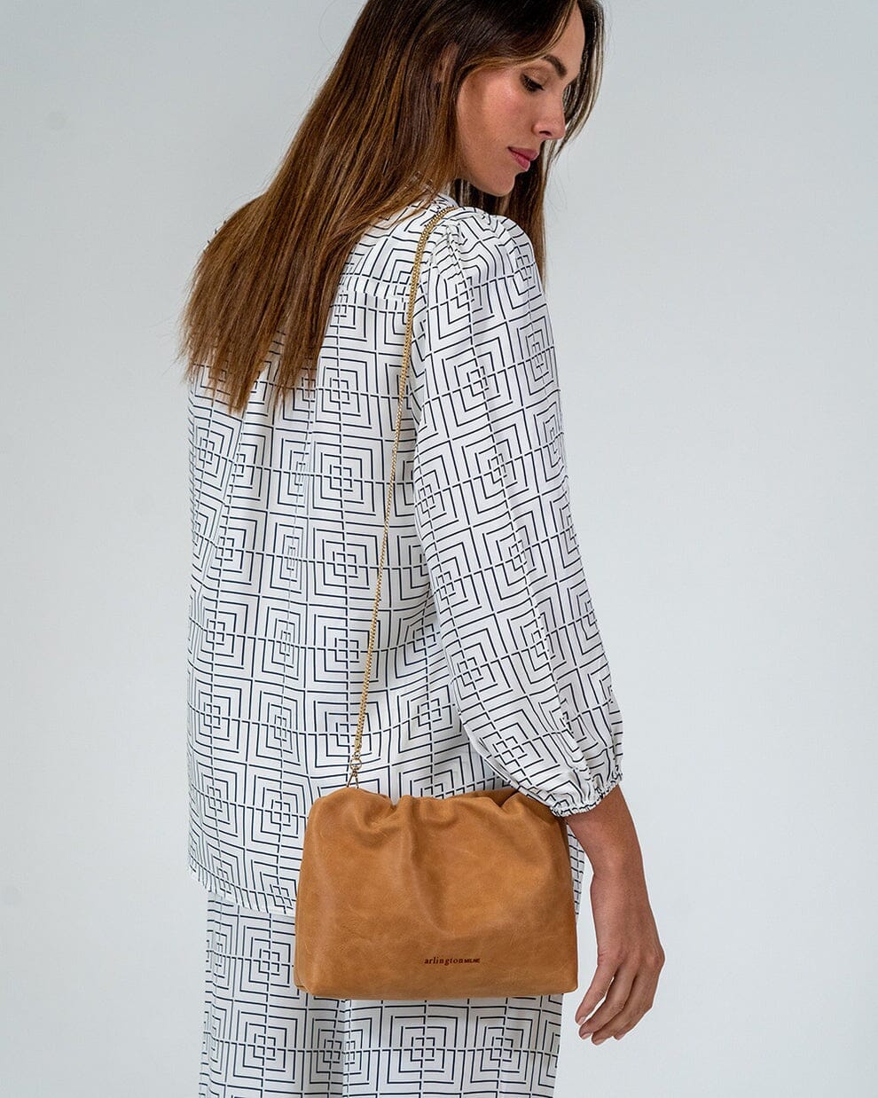 ARLINGTON MILNE Martha Bag - Vintage Tan HANDBAG - Zabecca Living