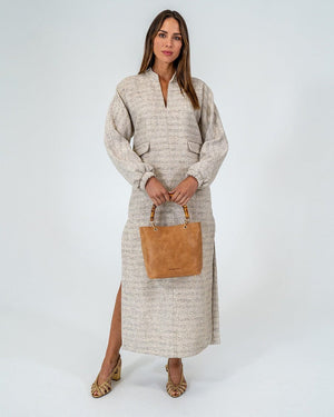 ARLINGTON MILNE Maya Tote - Vintage Tan HANDBAG - Zabecca Living