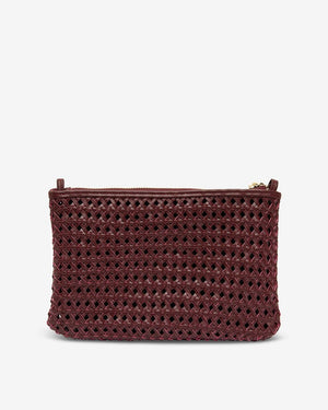 ARLINGTON MILNE Mimi Crossbody - Burgundy HANDBAG - Zabecca Living