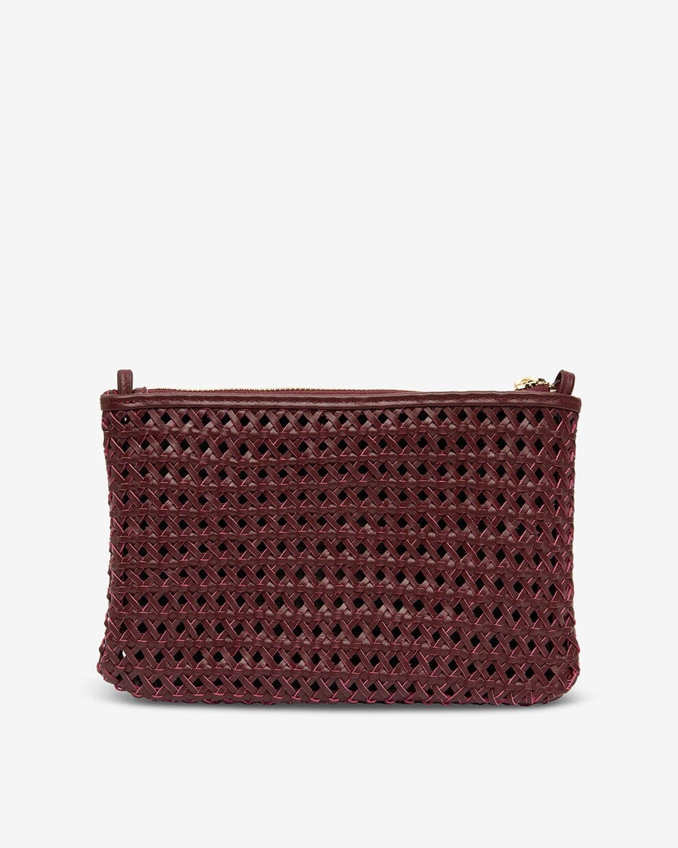 ARLINGTON MILNE Molly Weave Crossbody - Burgundy HANDBAG - Zabecca Living