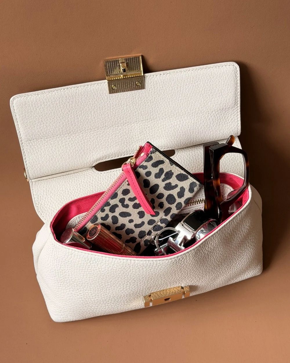 ARLINGTON MILNE Payton Handbag - Chalk HANDBAG - Zabecca Living