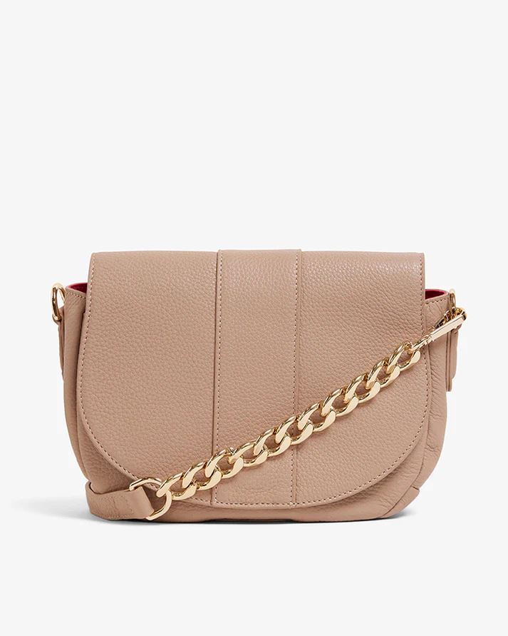 ARLINGTON MILNE Zara Saddle Bag - Fawn HANDBAG - Zabecca Living