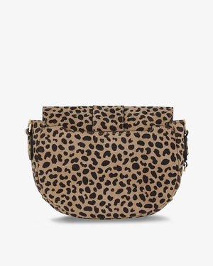 ARLINGTON MILNE Zara Saddle Bag - Spot Suede HANDBAG - Zabecca Living