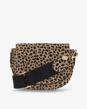 ARLINGTON MILNE Zara Saddle Bag - Spot Suede HANDBAG - Zabecca Living