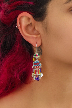AYALA BAR African Dance Boho Drop Earrings - Vagabond Earrings - Zabecca Living