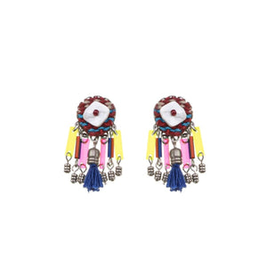 AYALA BAR African Dance Small Colourful Earrings - Caravan Earrings - Zabecca Living