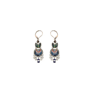 AYALA BAR Blue Domes Hanging Earrings - Hera Earrings - Zabecca Living