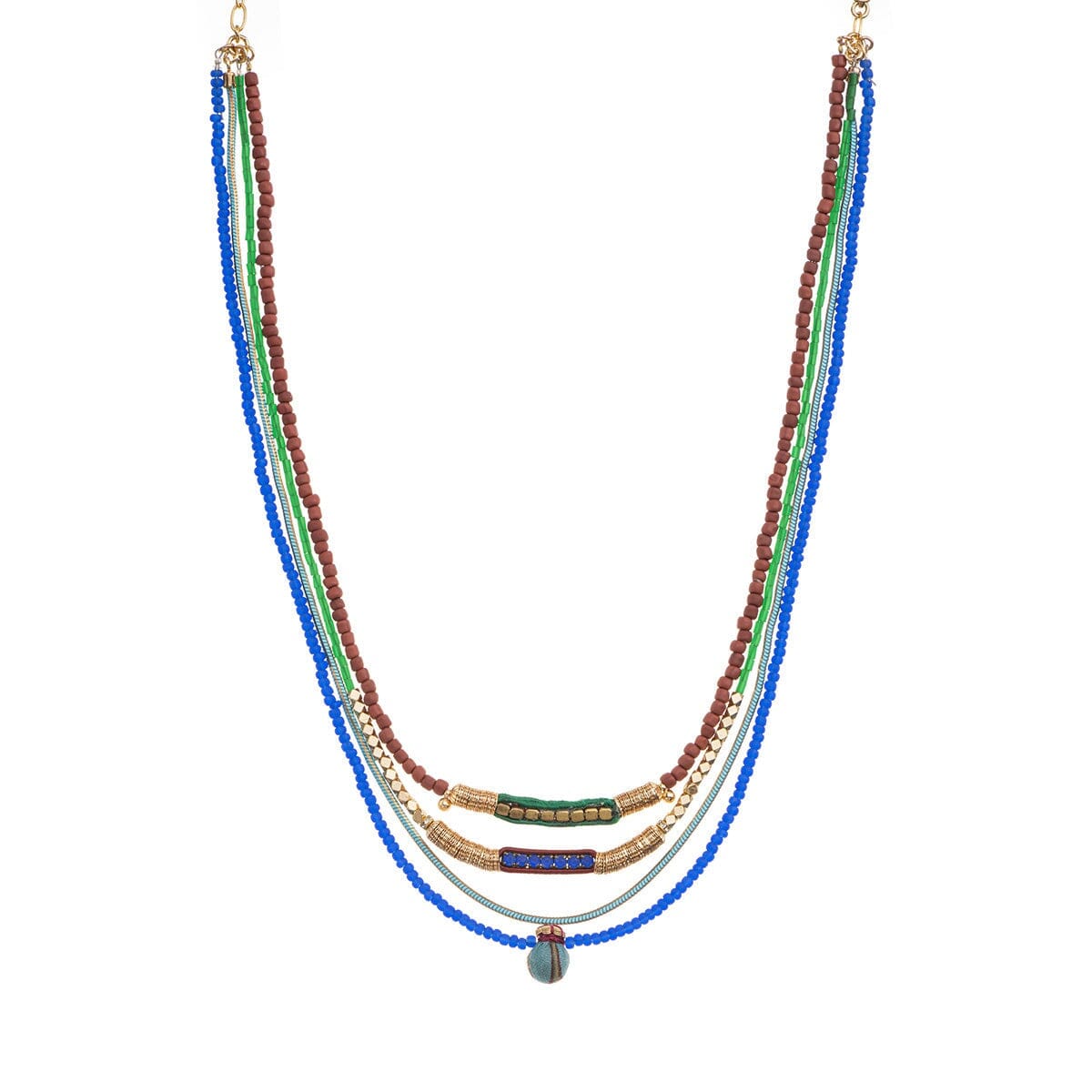 AYALA BAR Boho Beaded Jelani Necklace Necklace - Zabecca Living