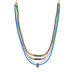 AYALA BAR Boho Beaded Jelani Necklace Necklace - Zabecca Living