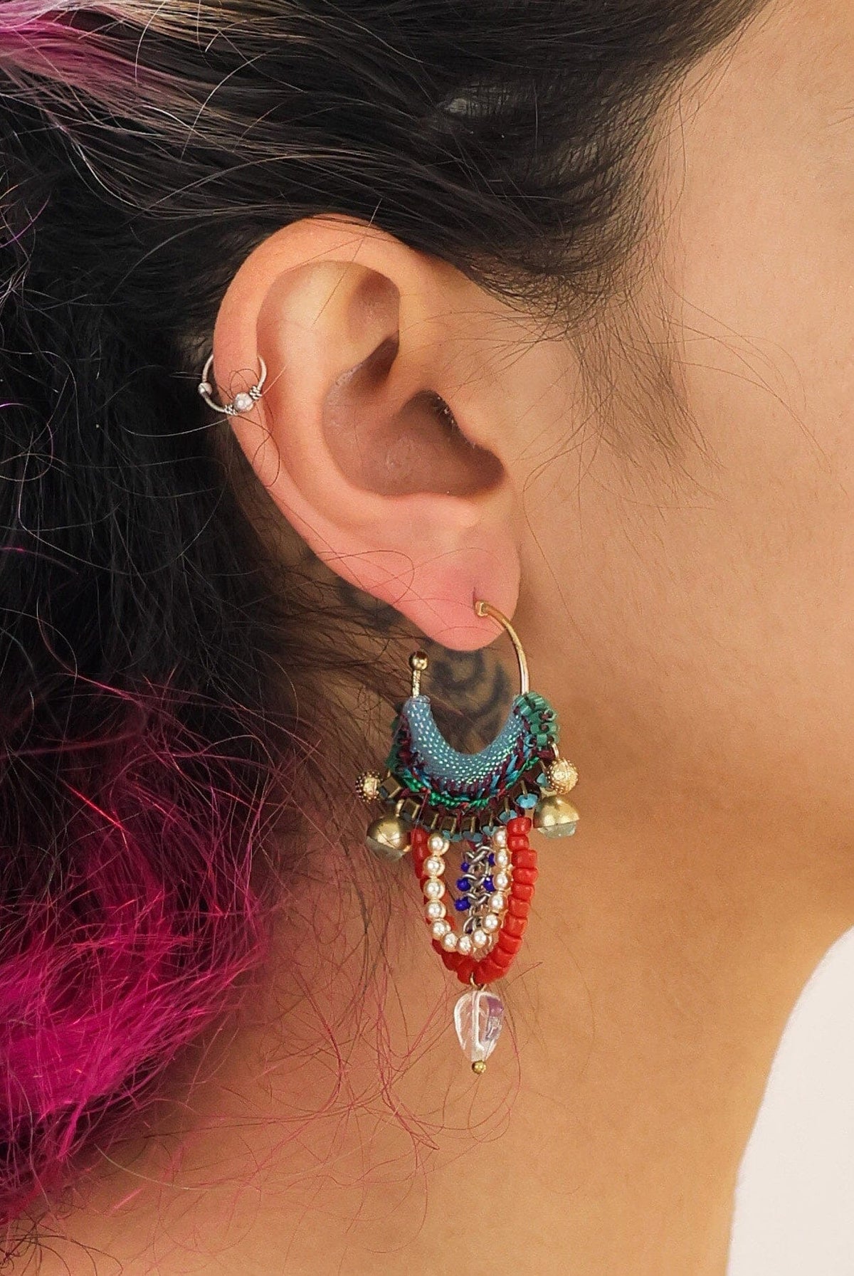 AYALA BAR Bold Hoop Eshe Earrings Earrings - Zabecca Living