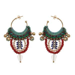 AYALA BAR Bold Hoop Eshe Earrings Earrings - Zabecca Living