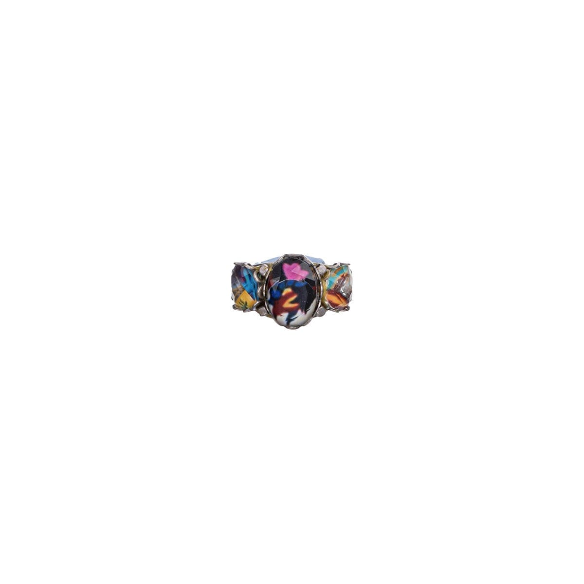 AYALA BAR Candy Twist Glass Ring - Gummy Ring - Zabecca Living