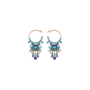 AYALA BAR Drop Blue Earrings - Aeriel Earrings - Zabecca Living