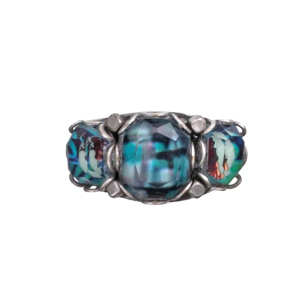 AYALA BAR Magical Notes Blue Vintage Ring - Zina Ring - Zabecca Living
