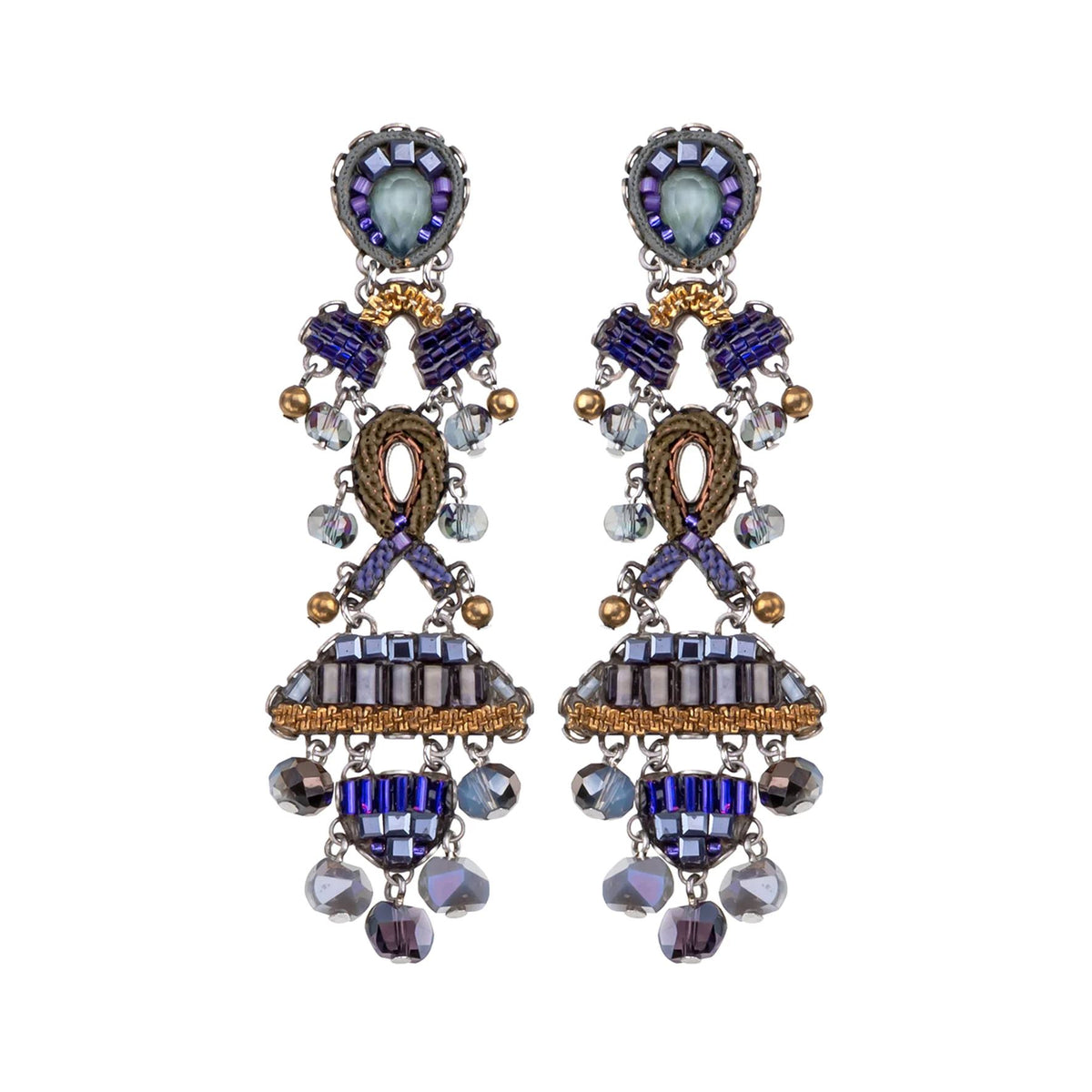 AYALA BAR Mystical Grape Hook Earrings - Ziven Earrings - Zabecca Living