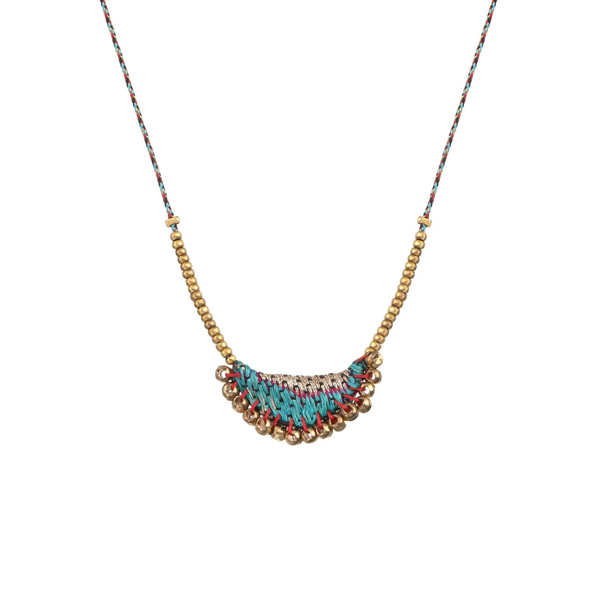 AYALA BAR Queen of Sheba Turquoise Delicate Necklace - Aranka Necklace - Zabecca Living