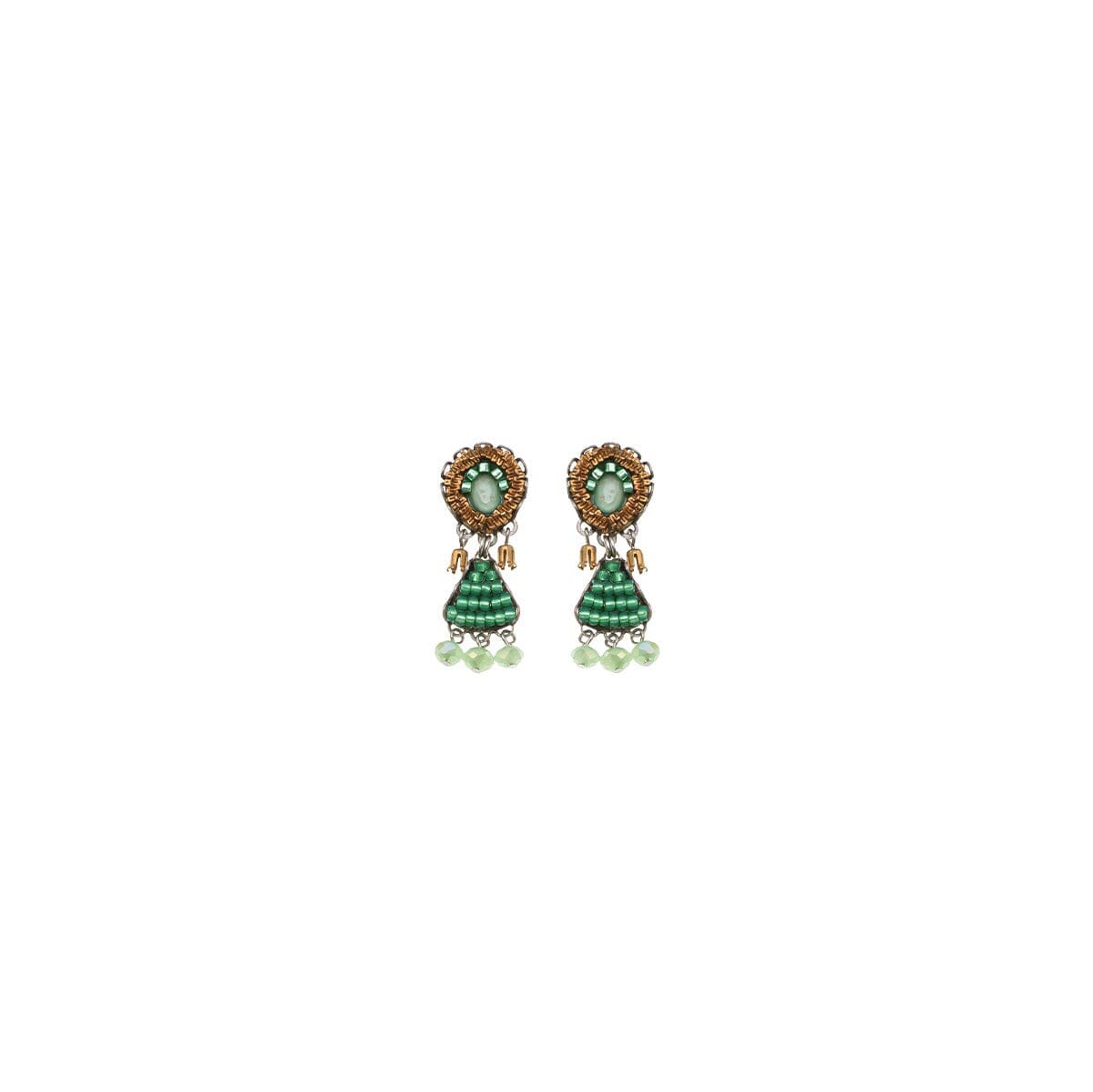AYALA BAR Seagrass Beadwork Earrings - Ruppia Earrings - Zabecca Living