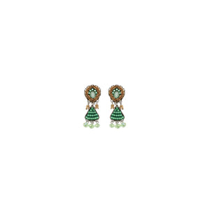 AYALA BAR Seagrass Beadwork Earrings - Ruppia Earrings - Zabecca Living
