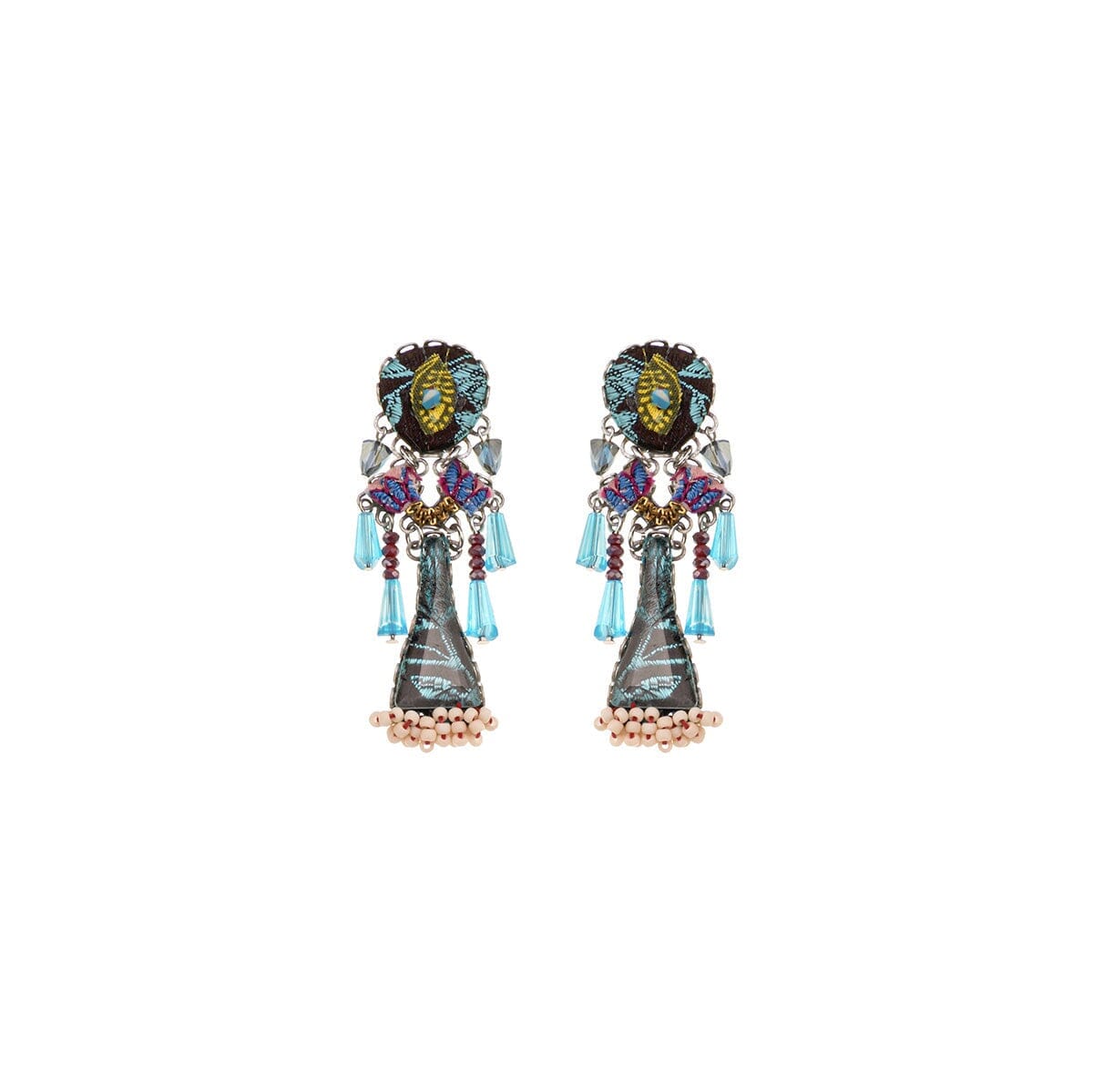 AYALA BAR Summer Skies Designer Beaded Earrings - Star Earrings - Zabecca Living