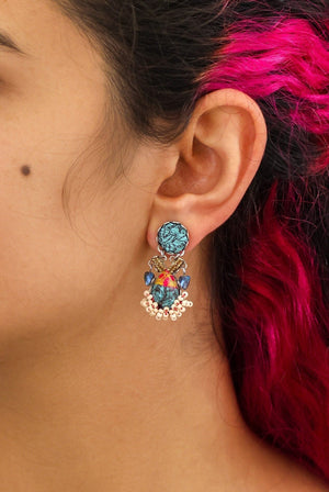 AYALA BAR Summer Skies Handmade Earrings - Moonlight Earrings - Zabecca Living