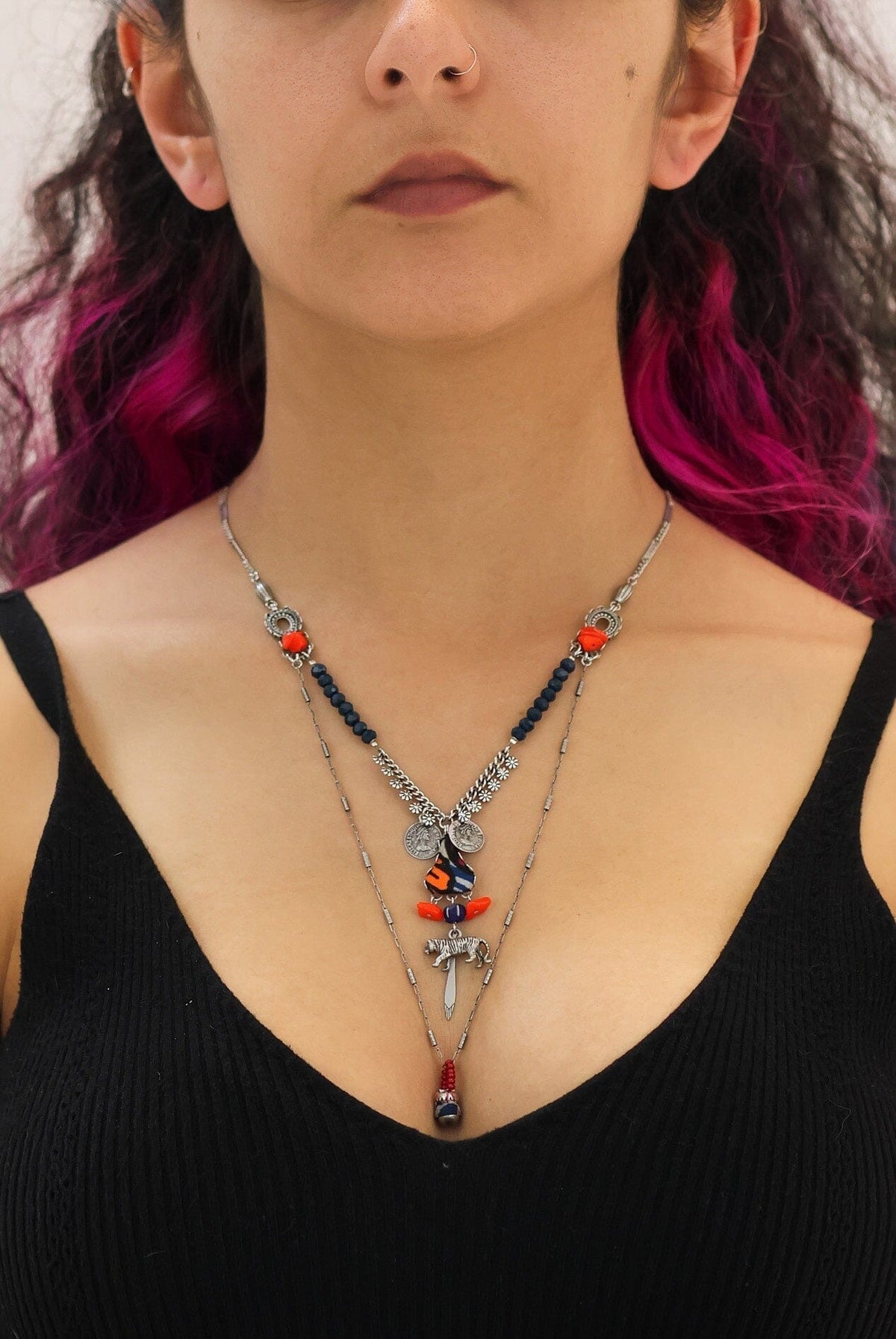 AYALA BAR Unique Metal Aylen Necklace Necklace - Zabecca Living