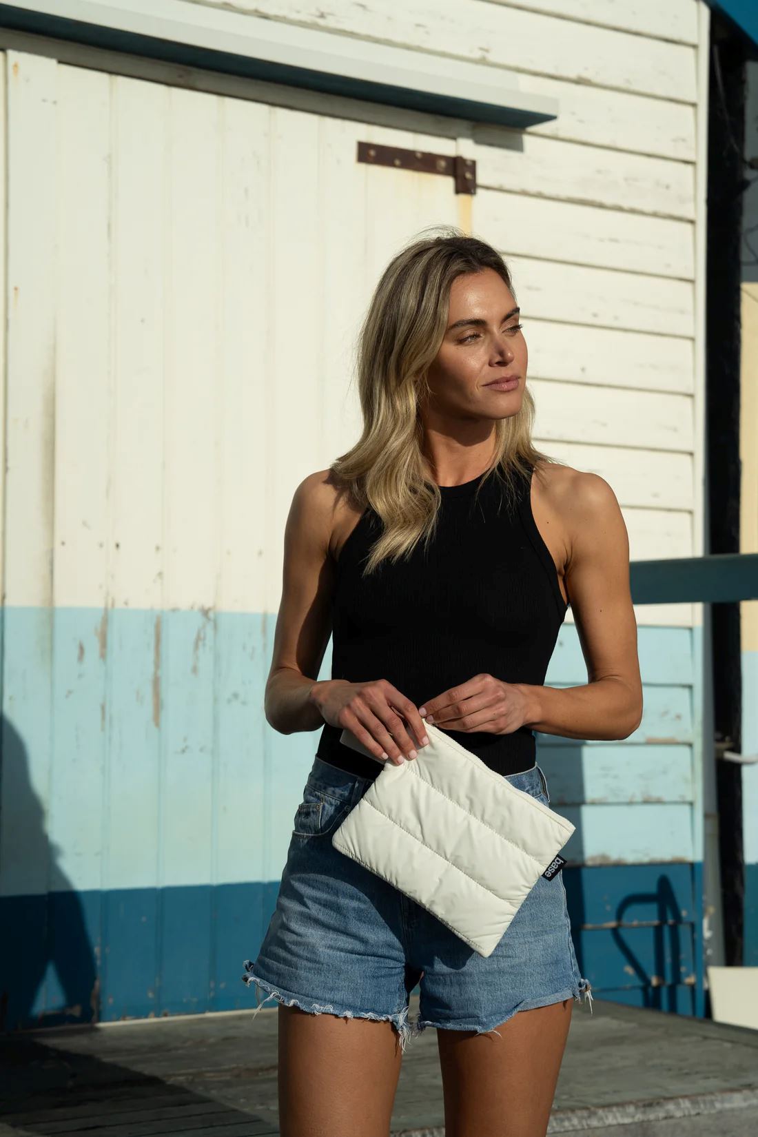 BASE Flat Base - Ecru HANDBAG - Zabecca Living