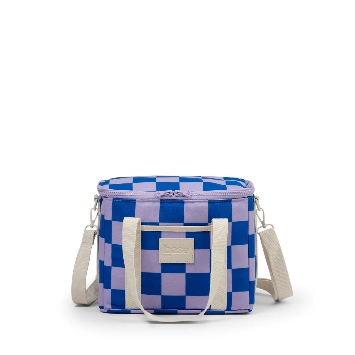 BASE Lunch Base - Lilac / Blue Check LUNCH BOX - Zabecca Living