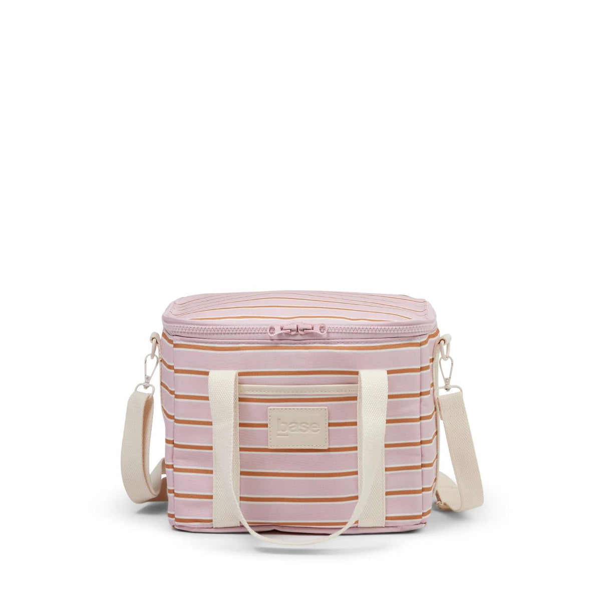 BASE Lunch Base - Soft Pink / Rust Stripe LUNCH BOX - Zabecca Living