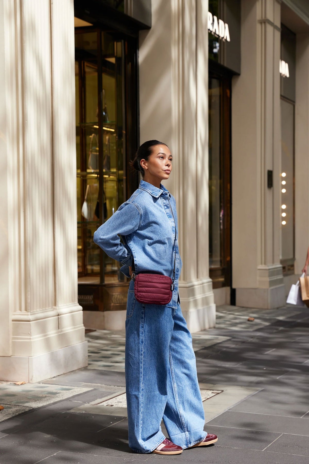 BASE Mini Base - Burgundy HANDBAG - Zabecca Living