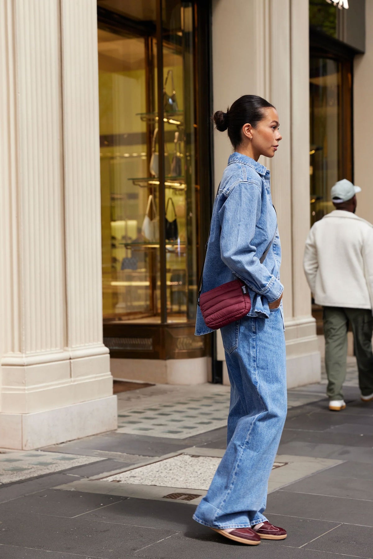 BASE Mini Base - Burgundy HANDBAG - Zabecca Living