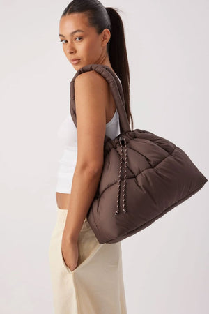 BASE Scrunch Base - Chocolate HANDBAG - Zabecca Living