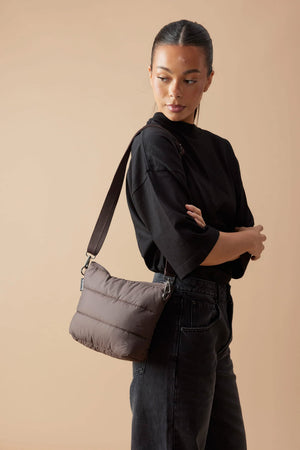 BASE Stash Base Crossbody - Chocolate HANDBAG - Zabecca Living