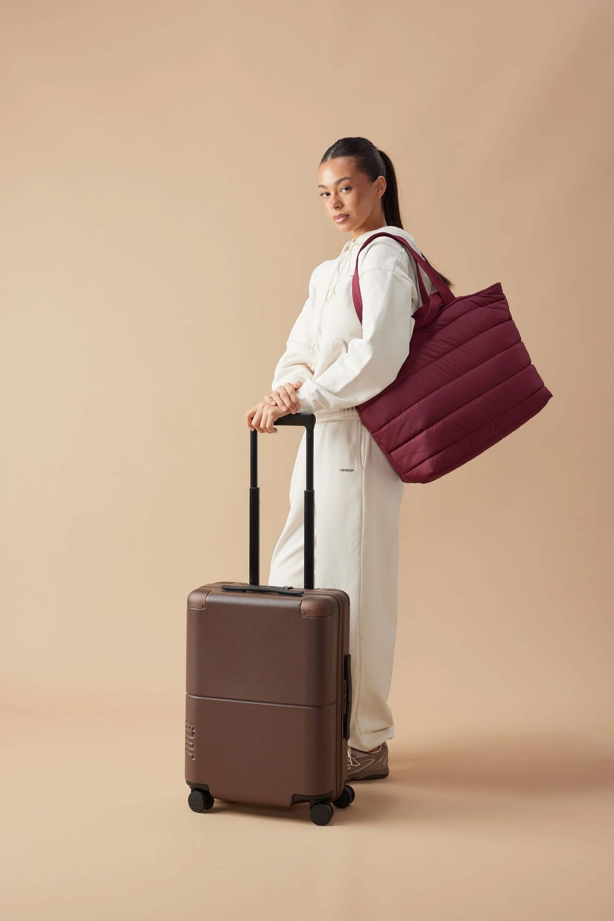 BASE Take It Base Bag - Burgundy HANDBAG - Zabecca Living