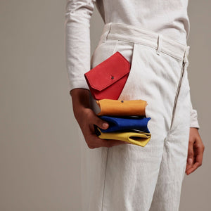 BE HOLD Bifold Leather Wallet - Corallo Red HANDBAG - Zabecca Living