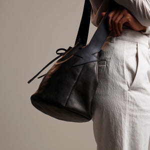 BE HOLD Bucket Bag - Gunmetal Grey HANDBAG - Zabecca Living