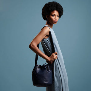 BE HOLD Bucket Bag - Navy Blue HANDBAG - Zabecca Living