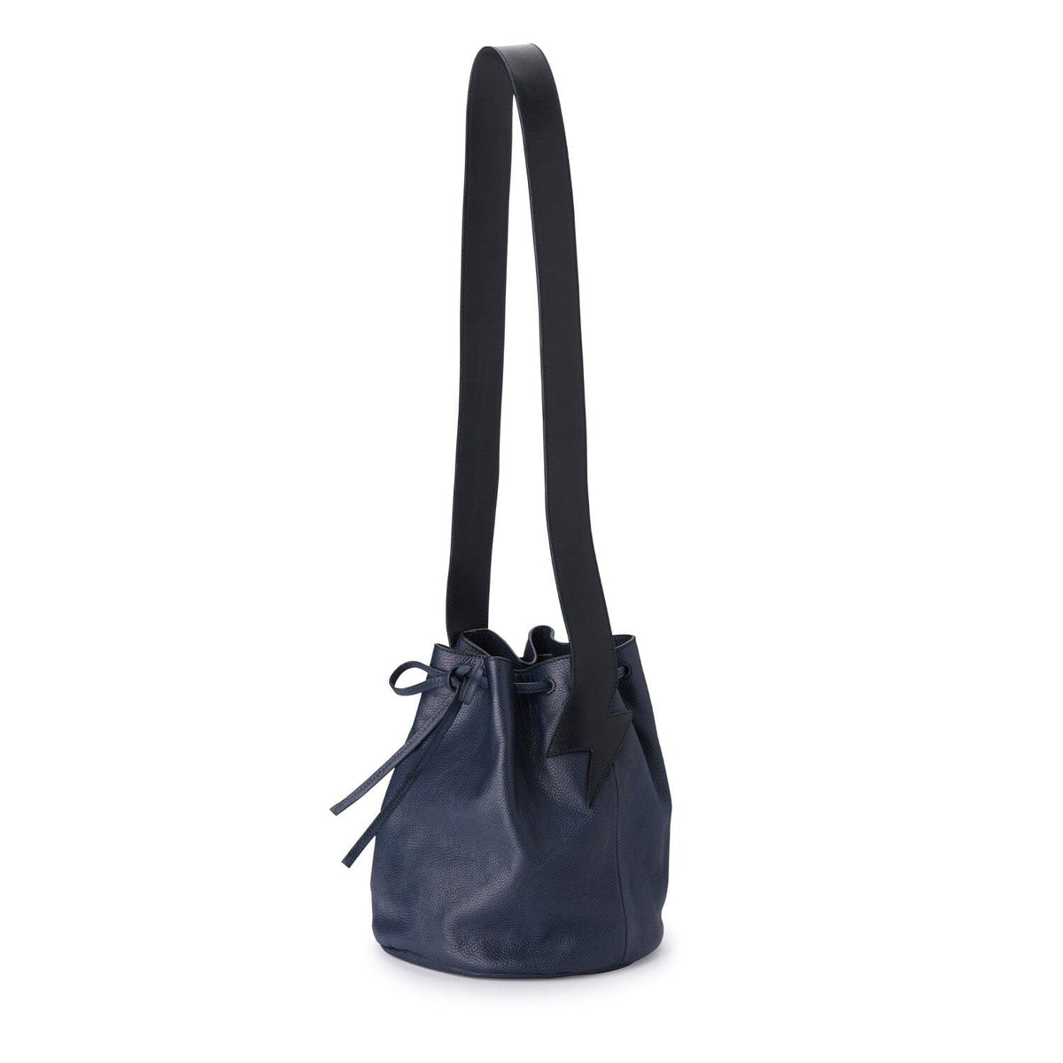BE HOLD Bucket Bag - Navy Blue HANDBAG - Zabecca Living