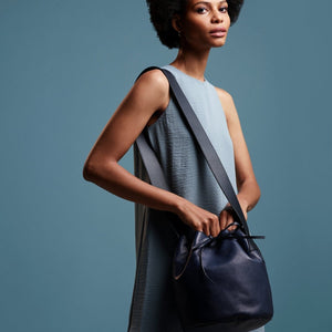 BE HOLD Bucket Bag - Navy Blue HANDBAG - Zabecca Living