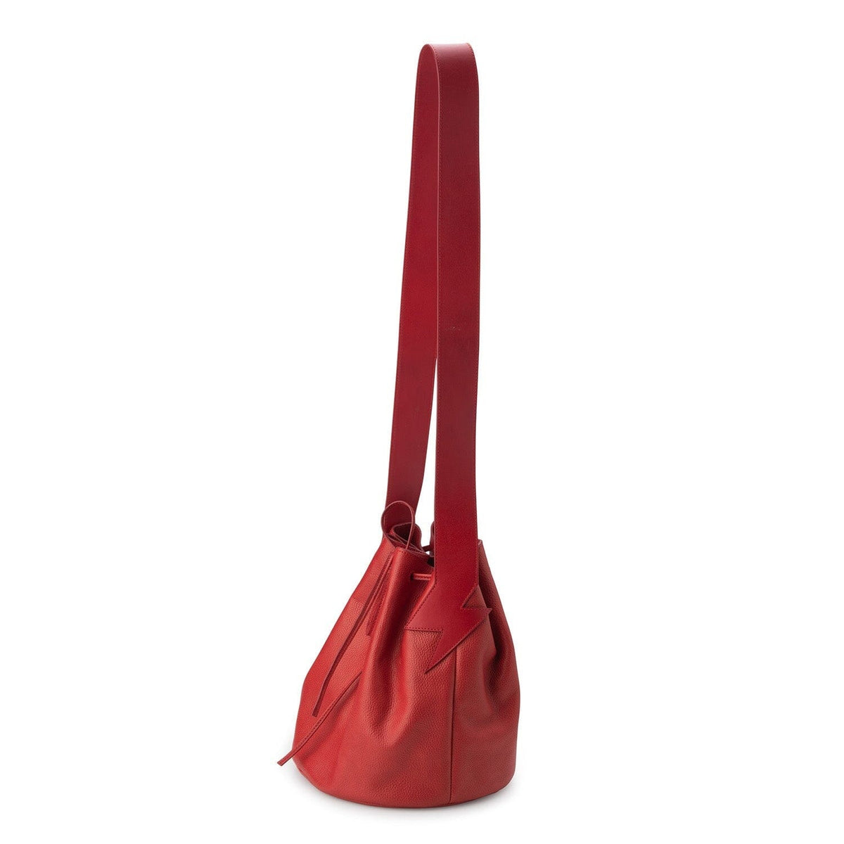 BE HOLD Bucket Bag - Rosso Red HANDBAG - Zabecca Living