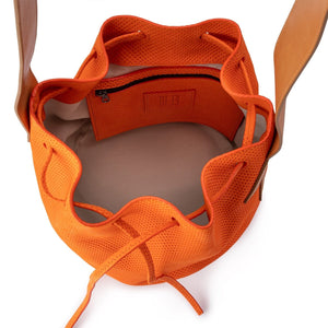 BE HOLD Bucket Bag - Tangerine HANDBAG - Zabecca Living