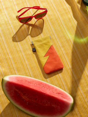 BE HOLD Glasses Case - Tangerine/Limone HANDBAG - Zabecca Living